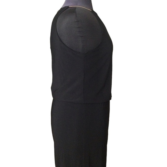 R & M Richard black Gold Chain Plus Size Jumpsuit - Picture 6 of 10